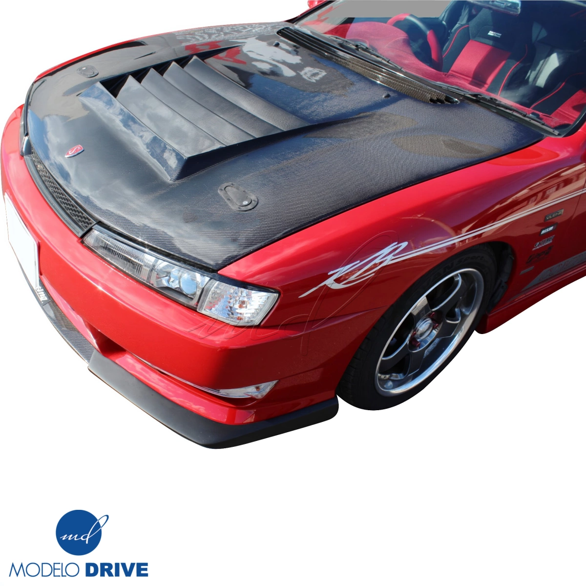 Modify your Nissan 240SX 1997 with our Exterior/Hoods - 4