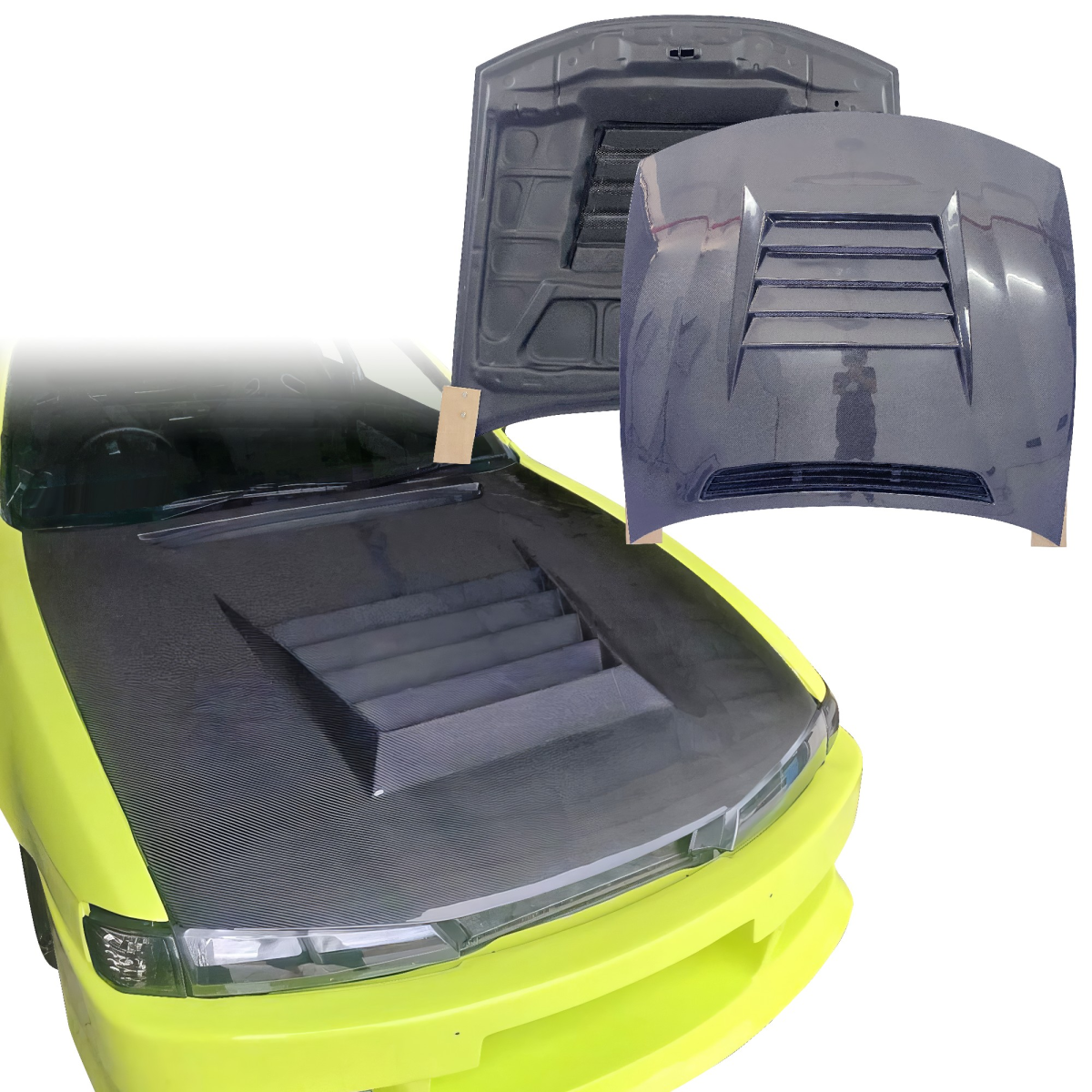 Modify your Nissan 240SX 1997 with our Exterior/Hoods - 