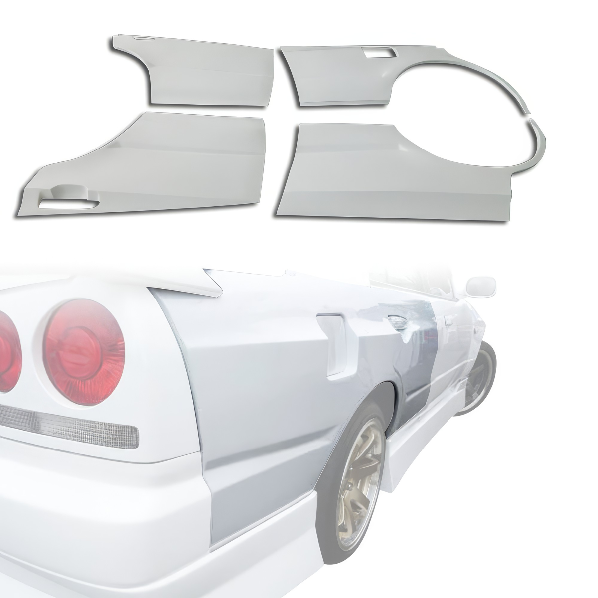 Modify your Nissan Skyline R34 1999 with our Exterior/Fenders - 