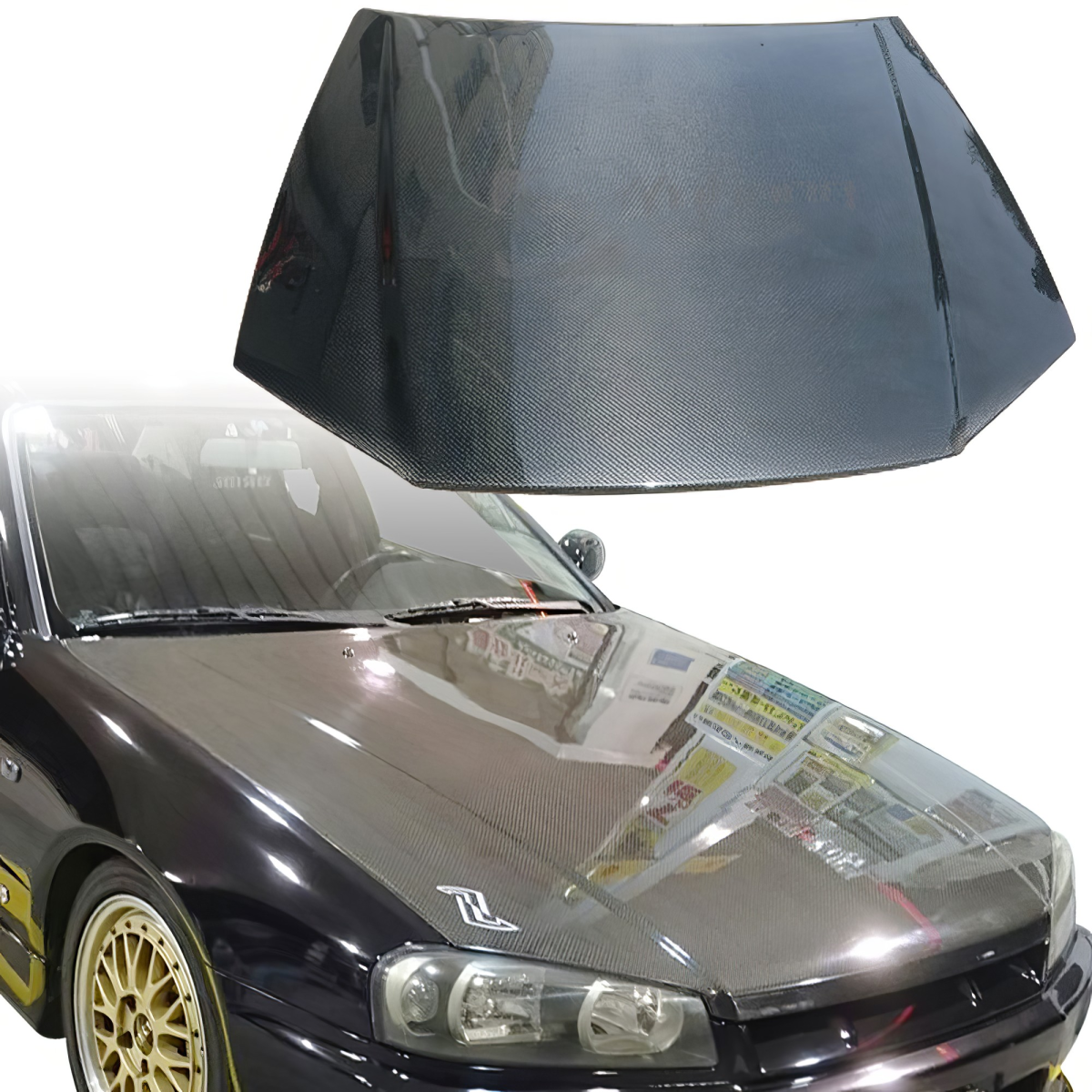 Modify your Nissan Skyline R34 1999 with our Exterior/Hoods - 