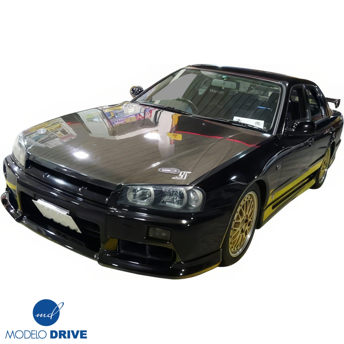Modify your Nissan Skyline (R34) GTS 1999 with our Exterior/Hoods - 7