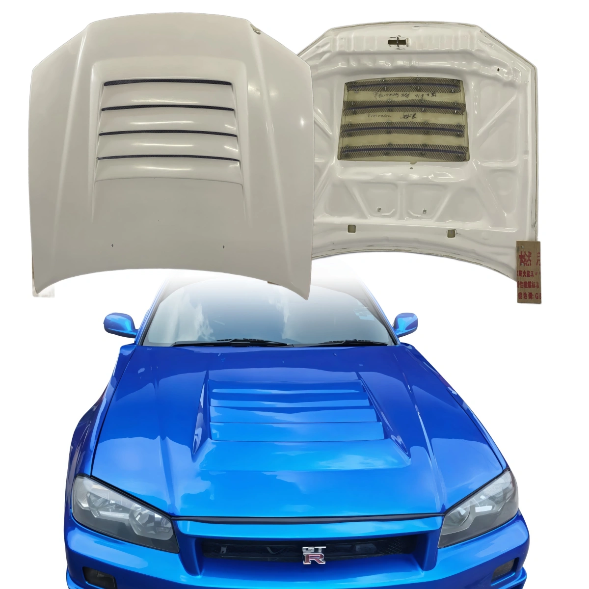 Modify your Nissan Skyline (R34) GTR 1999 with our Exterior/Hoods - 7