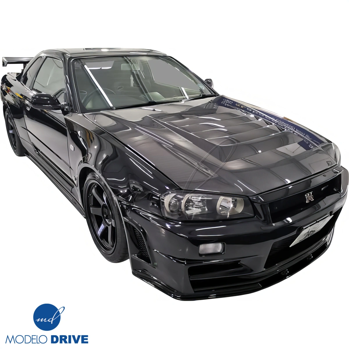 Modify your Nissan Skyline (R34) GTR 1999 with our Exterior/Hoods - 4