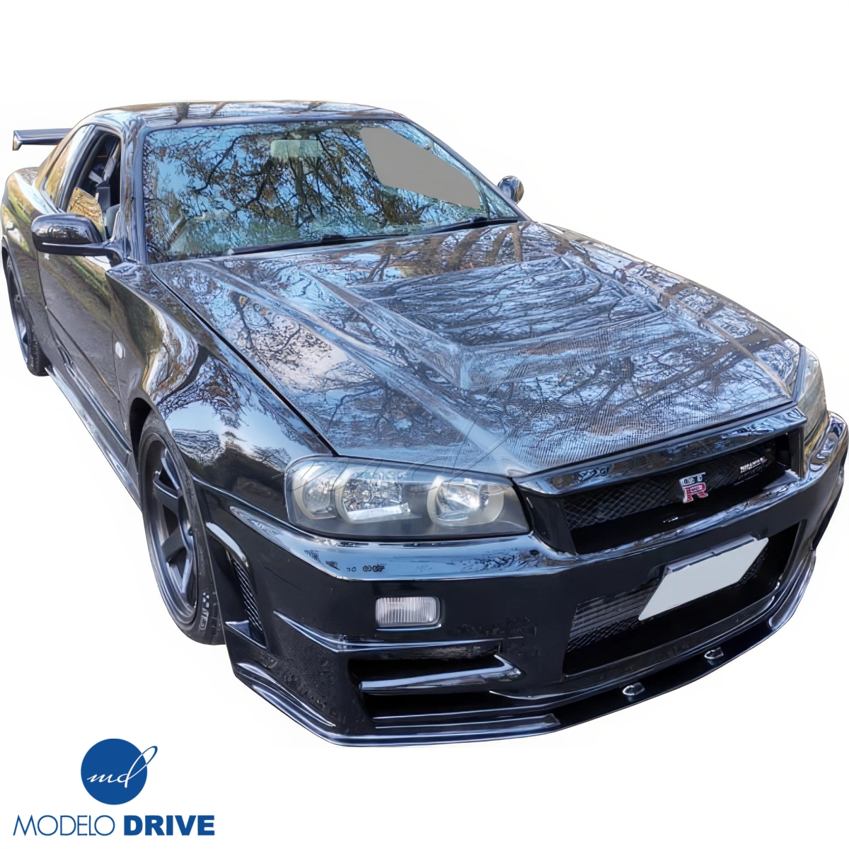 Modify your Nissan Skyline (R34) GTR 1999 with our Exterior/Hoods - 10