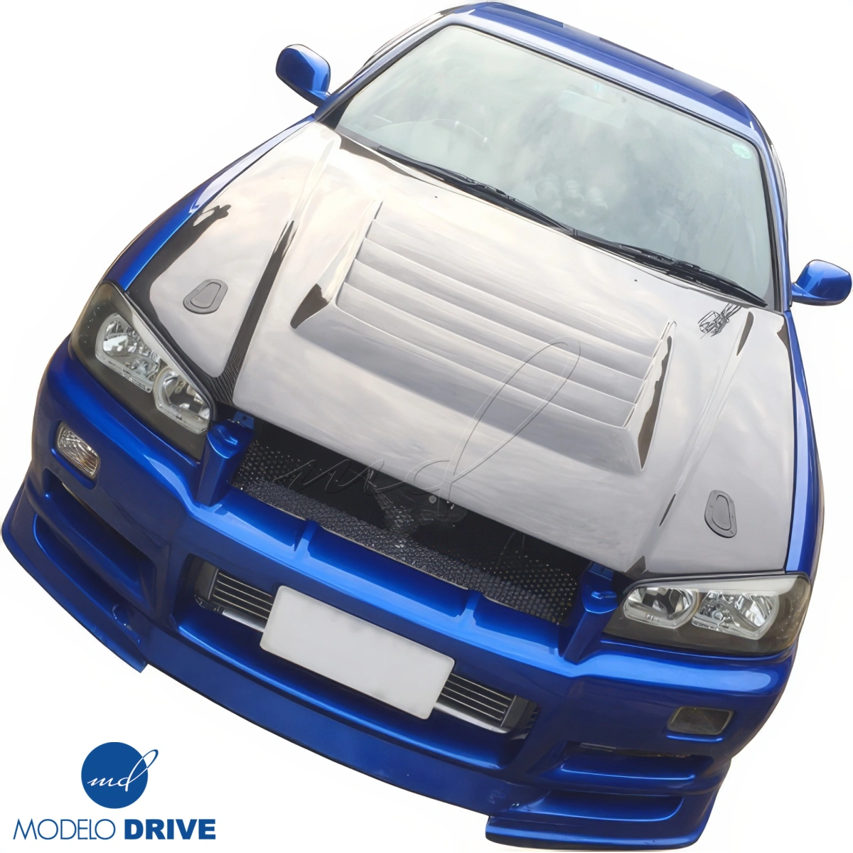 Modify your Nissan Skyline (R34) GTR 1999 with our Exterior/Hoods - 12