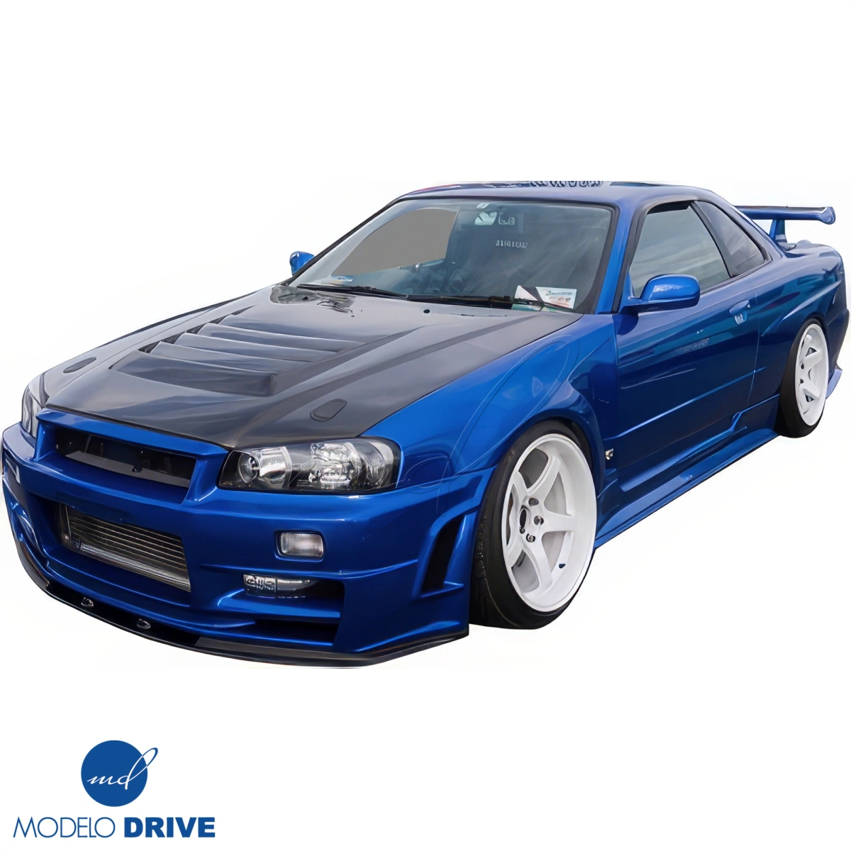 Modify your Nissan Skyline (R34) GTR 1999 with our Exterior/Hoods - 20