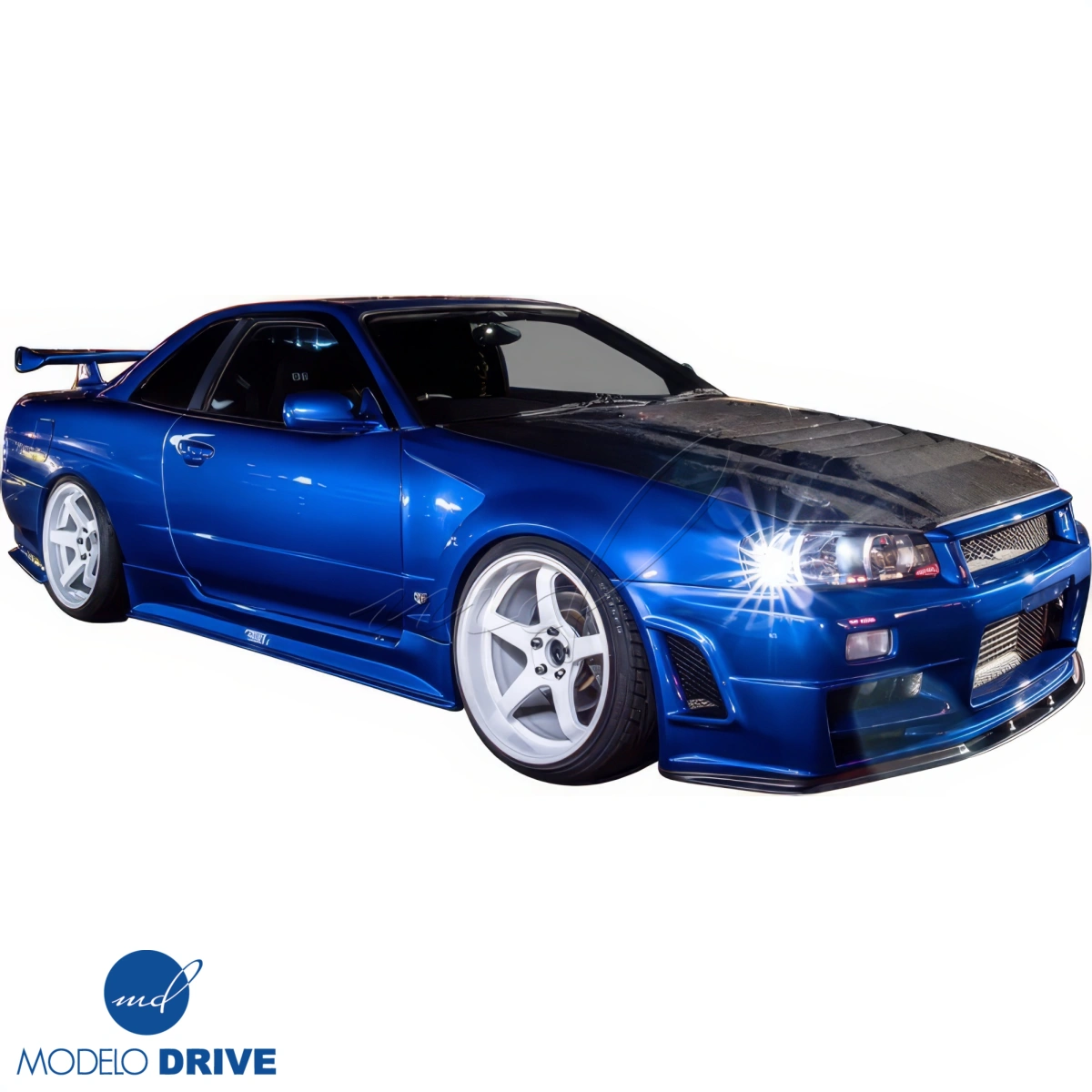 Modify your Nissan Skyline (R34) GTR 1999 with our Exterior/Hoods - 21