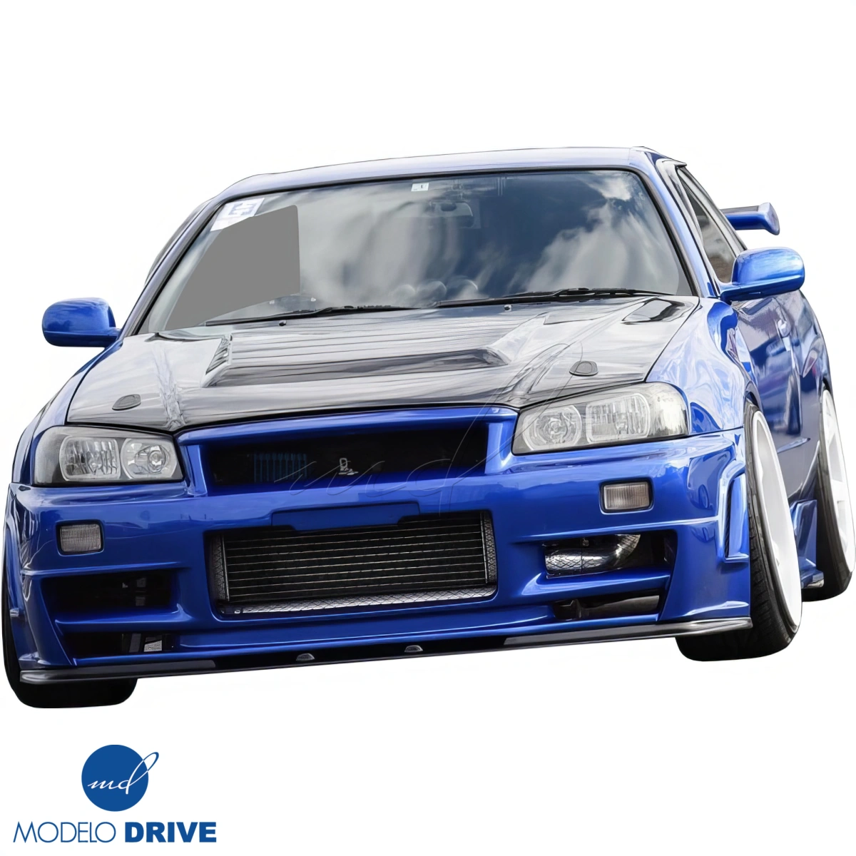 Modify your Nissan Skyline (R34) GTR 1999 with our Exterior/Hoods - 22