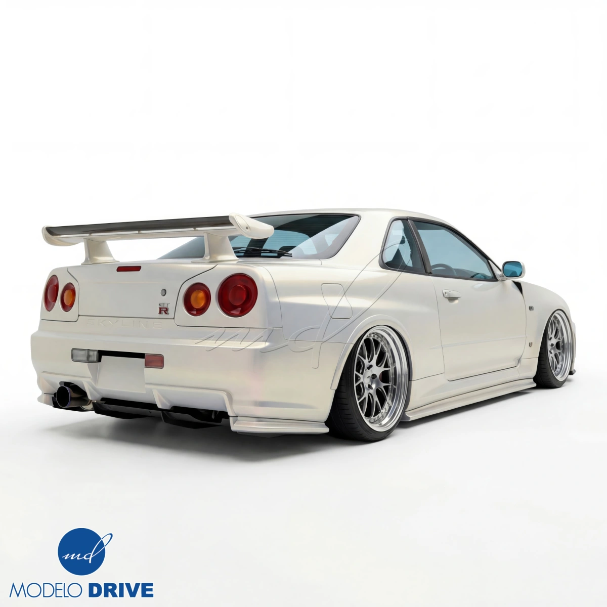Modify your Nissan Skyline (R34) GTR 1999 with our Exterior/Rear Lips - 4