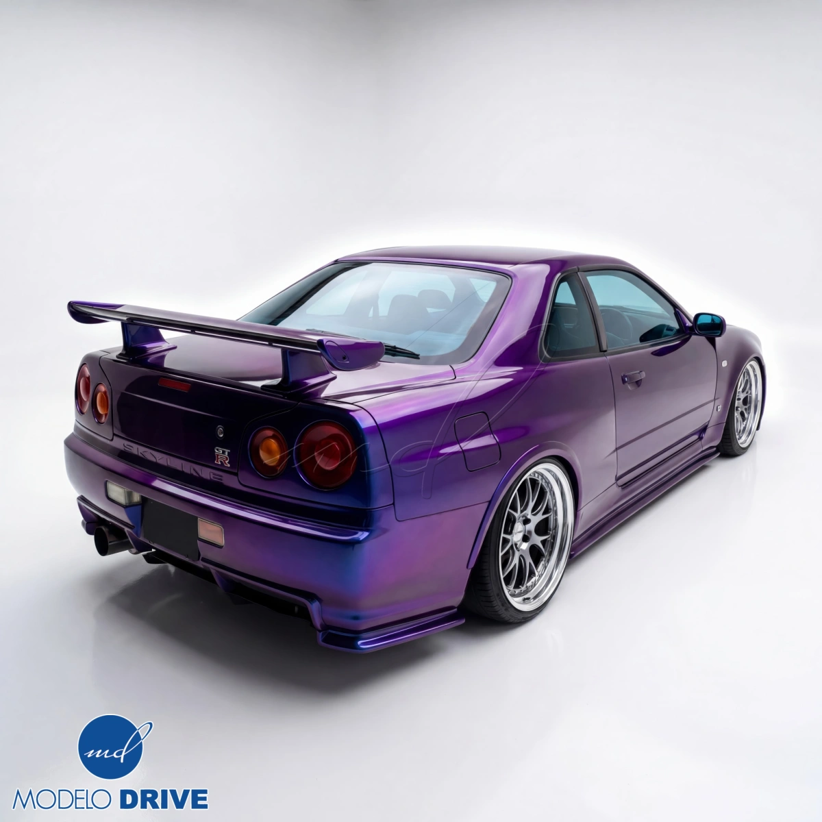 Modify your Nissan Skyline (R34) GTR 1999 with our Exterior/Rear Lips - 16