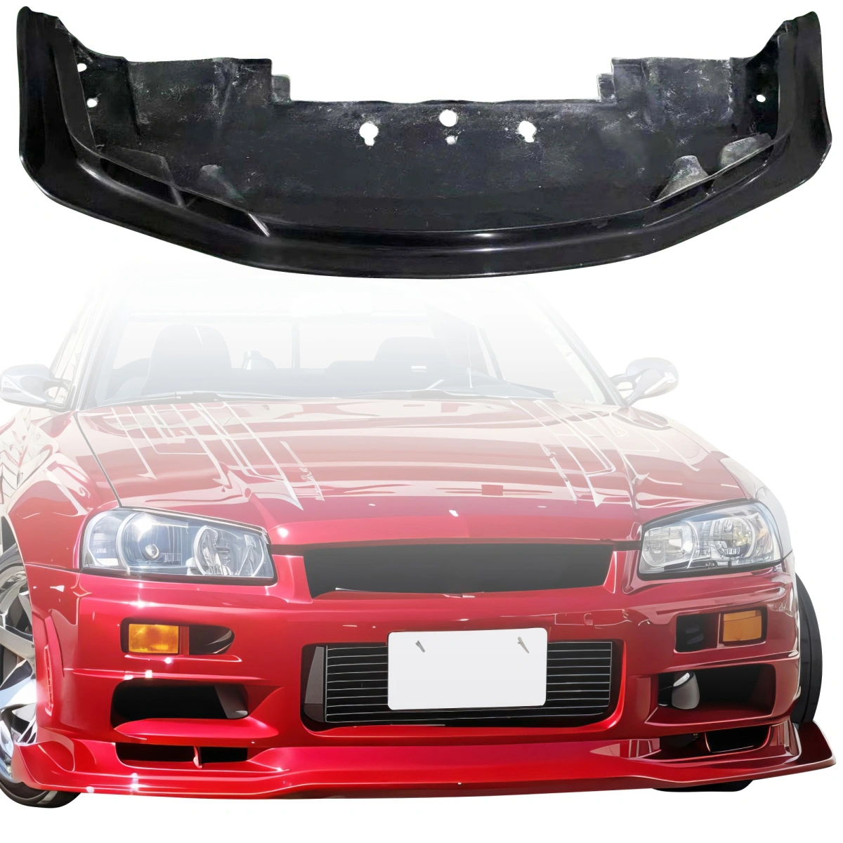 Modify your Nissan Skyline (R34) GTR 1999 with our Exterior/Front Lips - 1
