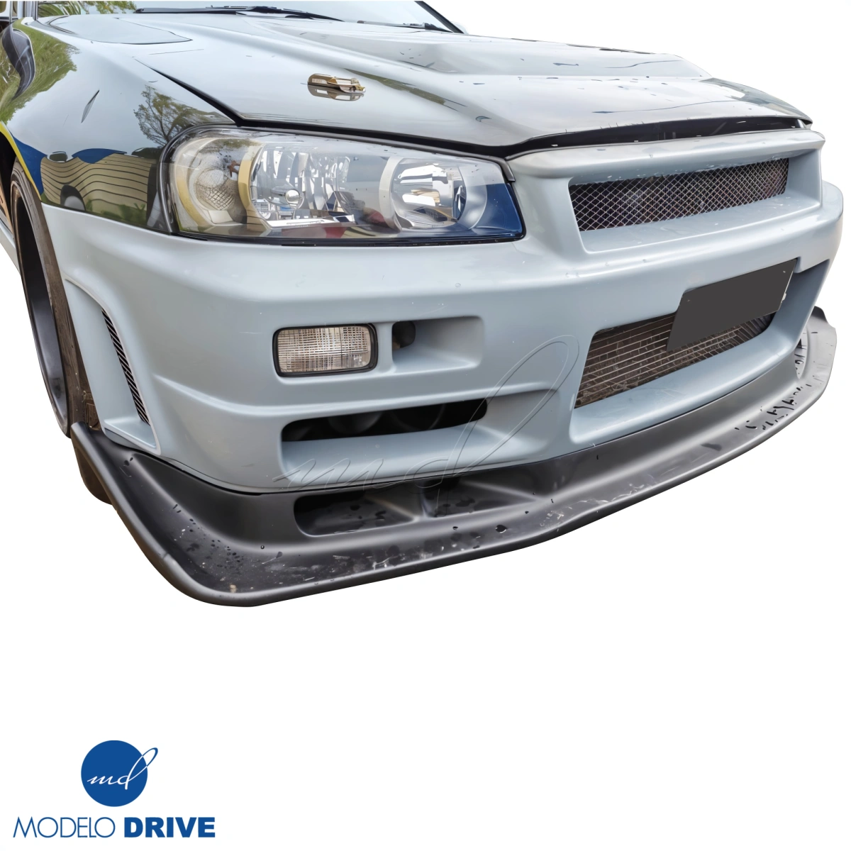Modify your Nissan Skyline (R34) GTR 1999 with our Exterior/Front Lips - 6