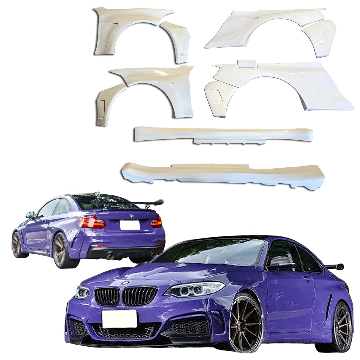Modify your BMW 2-Series 2014 with our Exterior/Complete Body Kits -