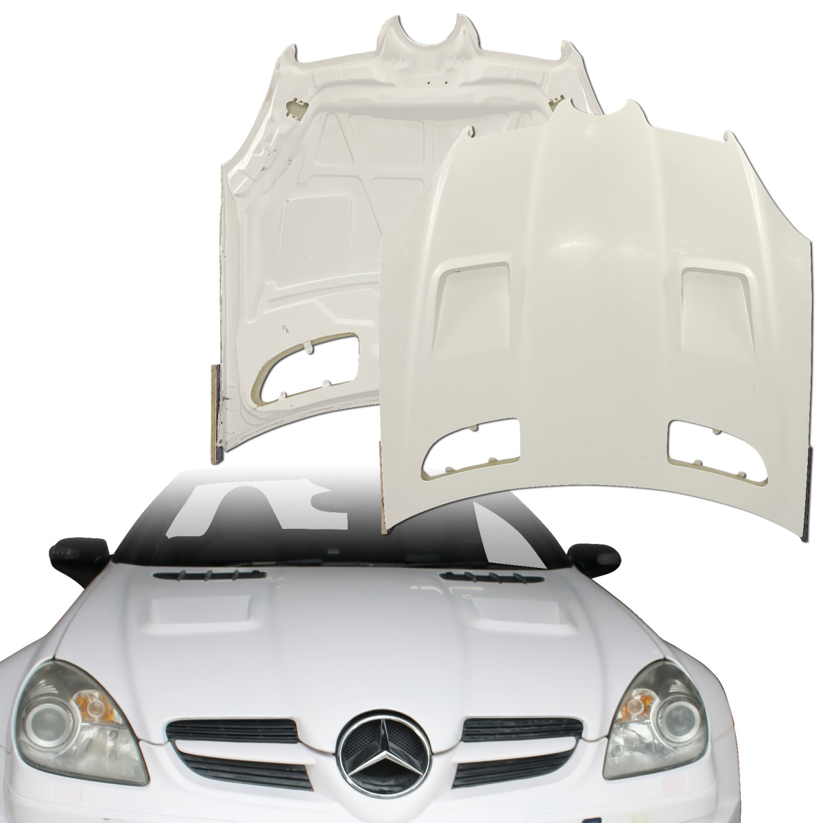 Modify your Mercedes-Benz SLK-Class 2005 with our Exterior/Hoods - 