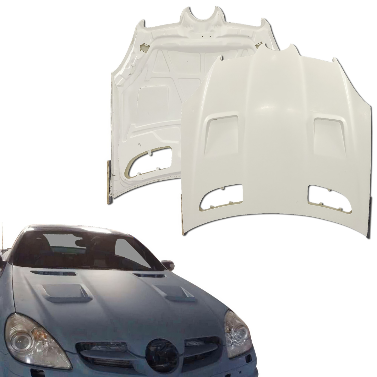 Modify your Mercedes-Benz SLK-Class 2005 with our Exterior/Hoods - 