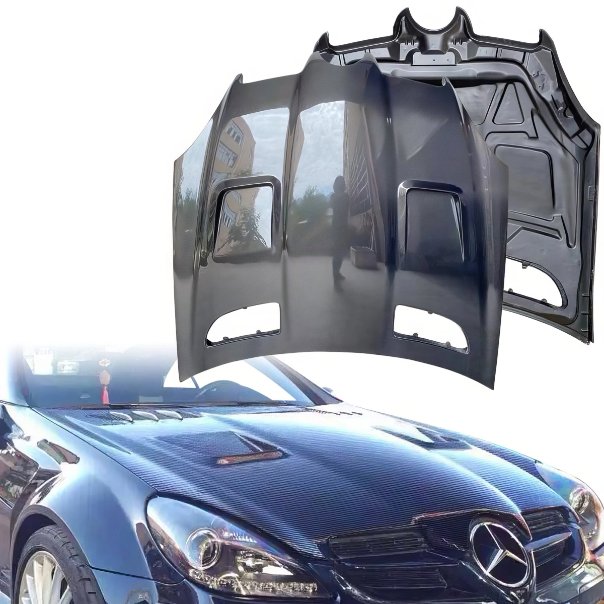 Modify your Mercedes-Benz SLK-Class 2005 with our Exterior/Hoods - 1