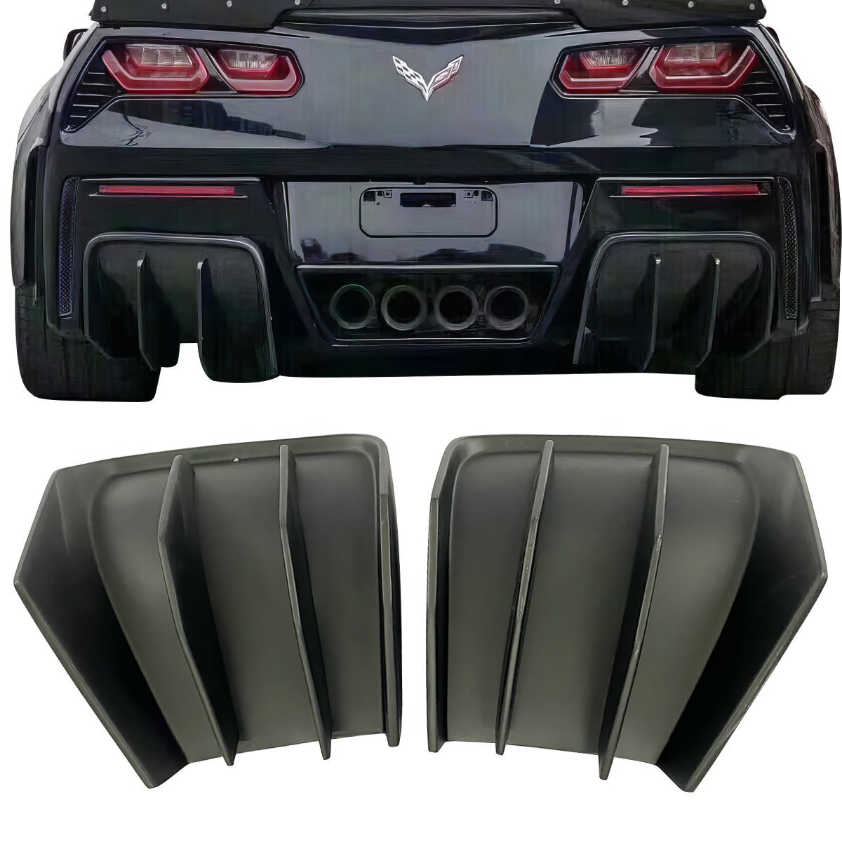 Modify your Chevrolet Corvette 2014 with our Exterior/Diffusers - 