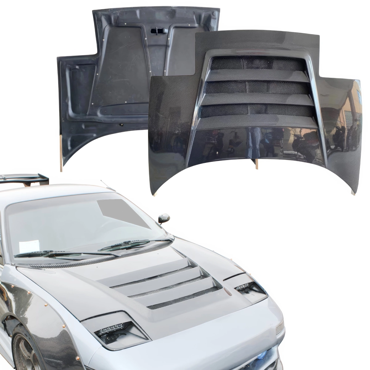 Modify your Toyota MR2 1991 with our Exterior/Hoods - 12