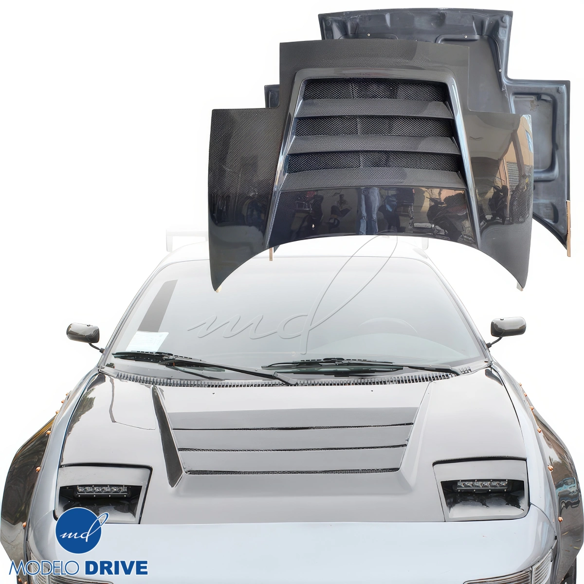 Modify your Toyota MR2 1991 with our Exterior/Hoods - 29