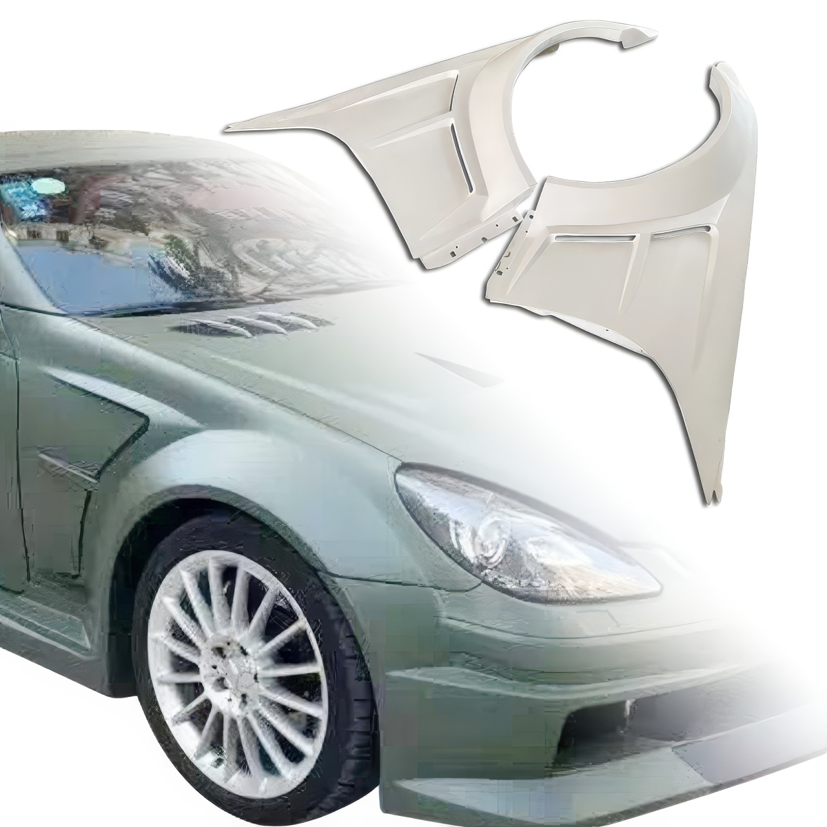 Modify your Mercedes-Benz SLK-Class 2005 with our Exterior/Complete Body Kits - 