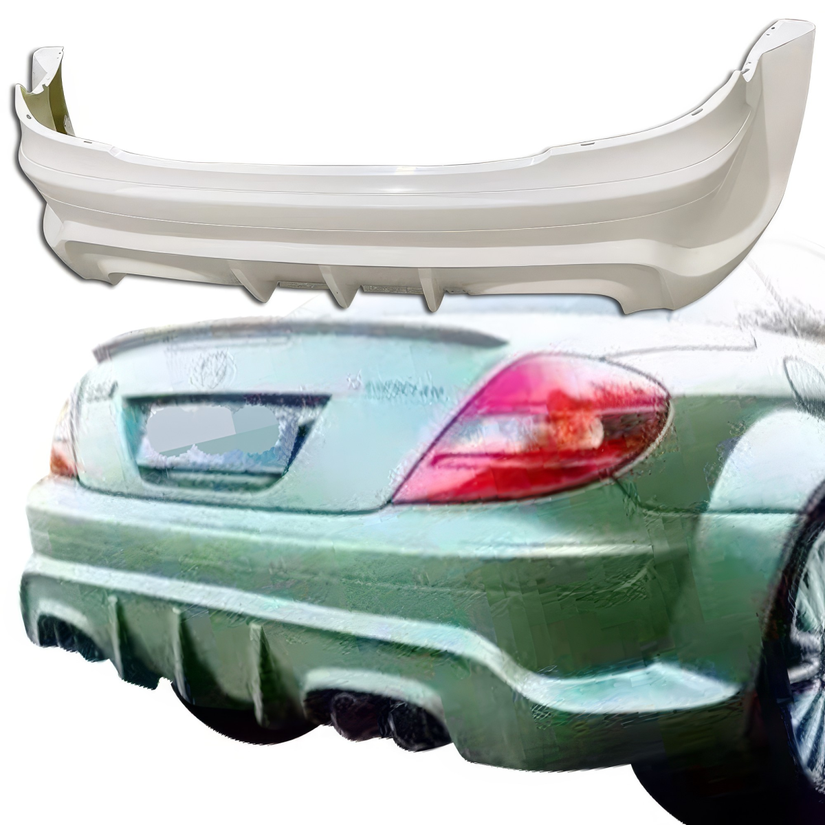 Modify your Mercedes-Benz SLK-Class 2005 with our Exterior/Rear Bumpers or Lips - 