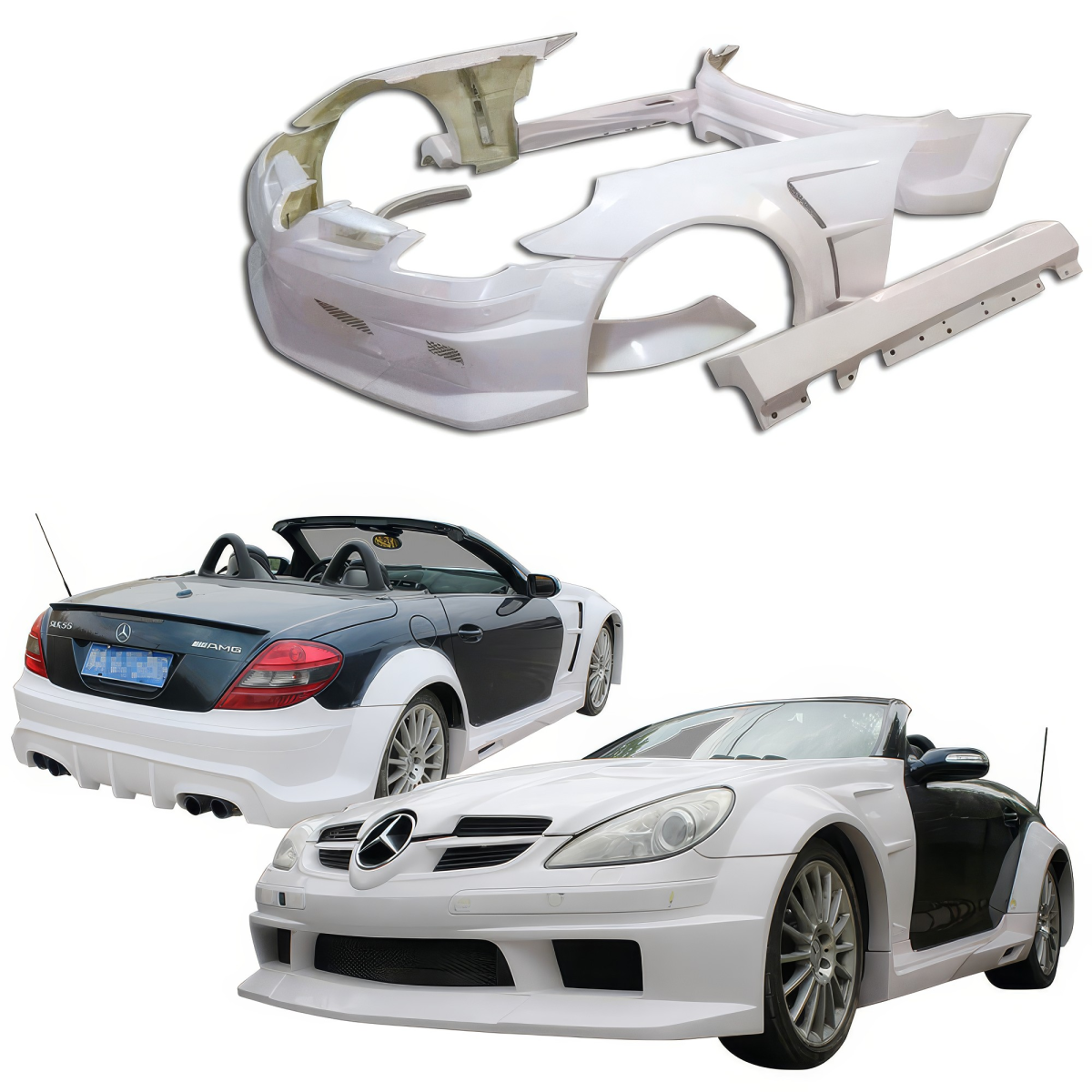 Modify your Mercedes-Benz SLK-Class 2005 with our Exterior/Complete Body Kits - 