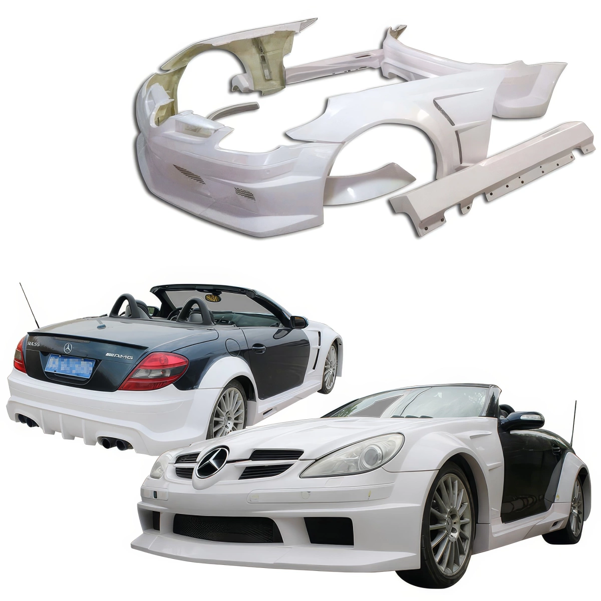 Modify your Mercedes-Benz SLK-Class 2005 with our Exterior/Complete Body Kits - 1