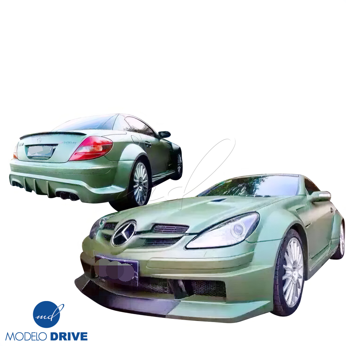 Modify your Mercedes-Benz SLK-Class 2005 with our Exterior/Complete Body Kits - 