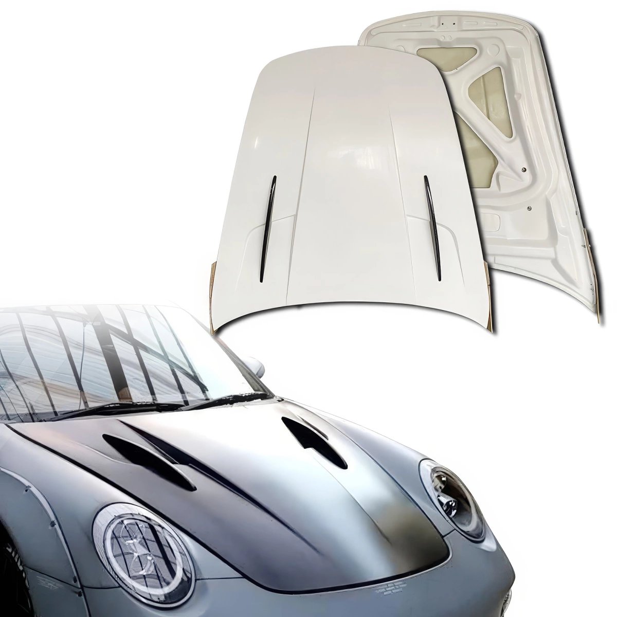 Modify your Porsche 911 2005 with our Exterior/Hoods - 5