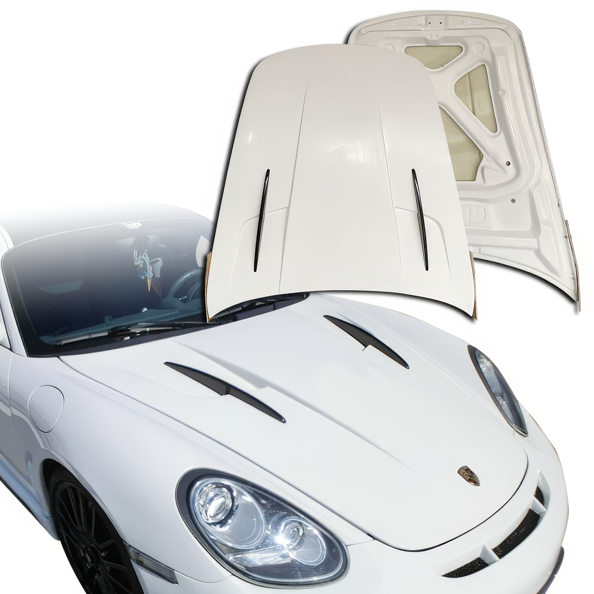 Modify your Porsche Cayman 2006 with our Exterior/Hoods - 