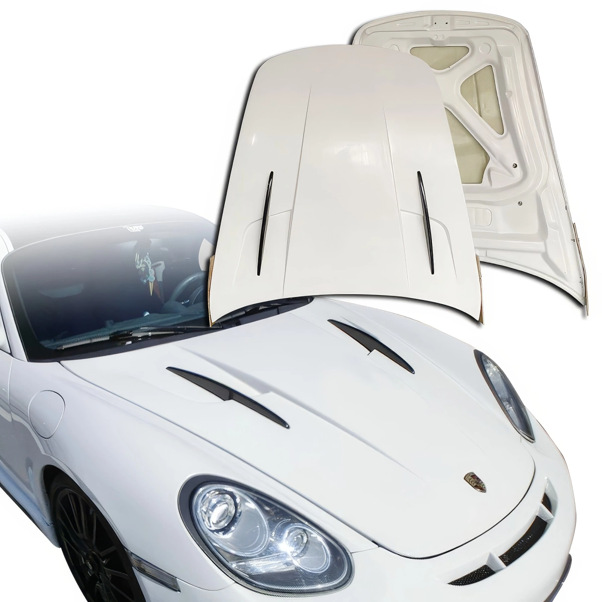 Modify your Porsche Cayman 2006 with our Exterior/Hoods - 1