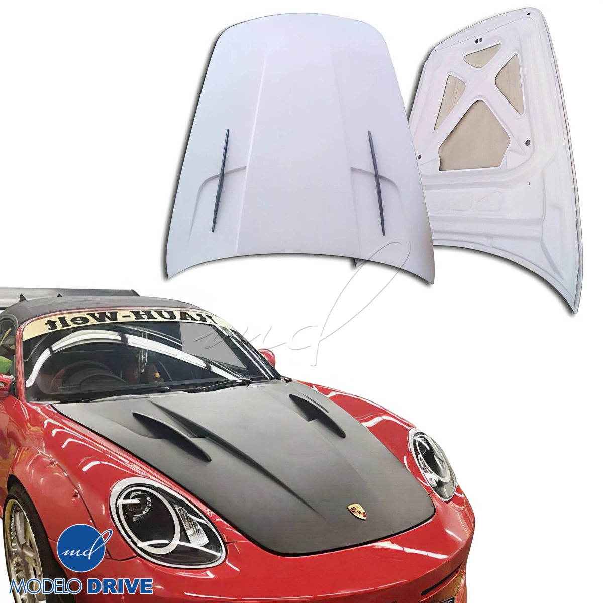Modify your Porsche Boxster 2005 with our Exterior/Hoods - 5