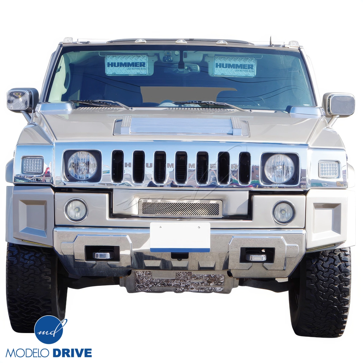 Modify your Hummer H2 2003 with our Exterior/Front Bumpers - 3