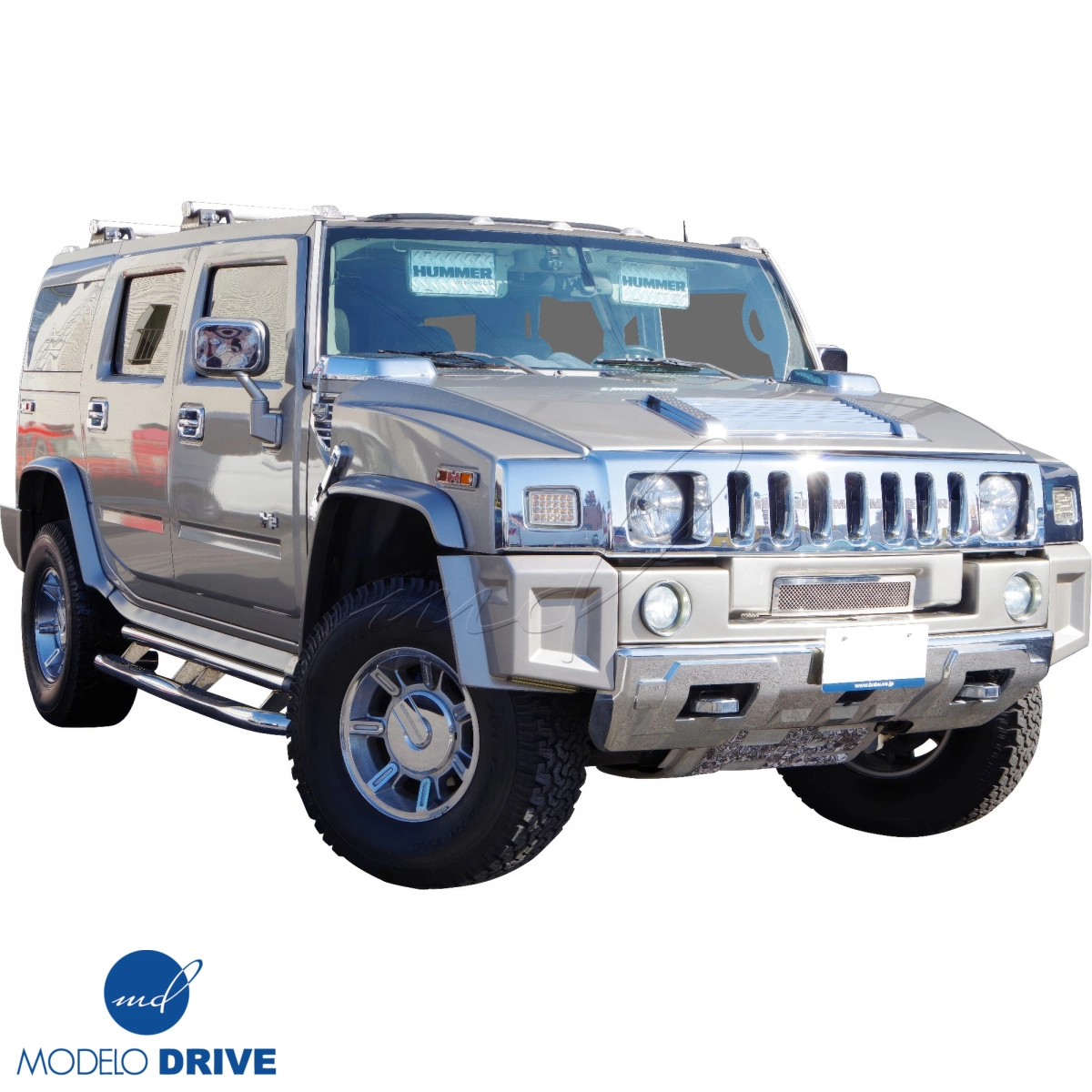 Modify your Hummer H2 2003 with our Exterior/Front Bumpers - 4