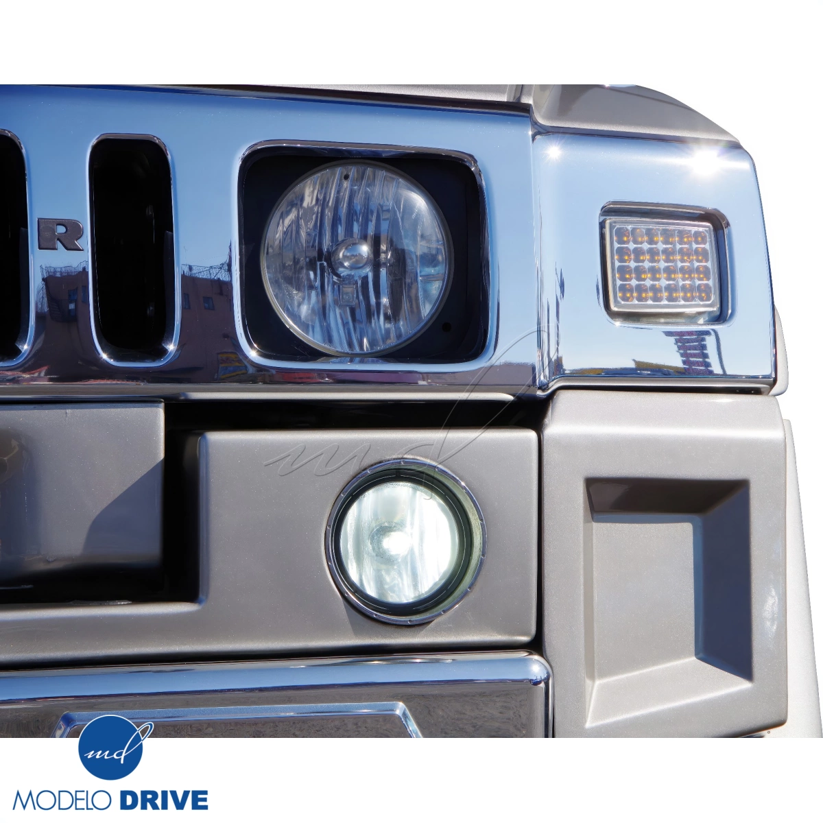 Modify your Hummer H2 2003 with our Exterior/Front Bumpers - 5