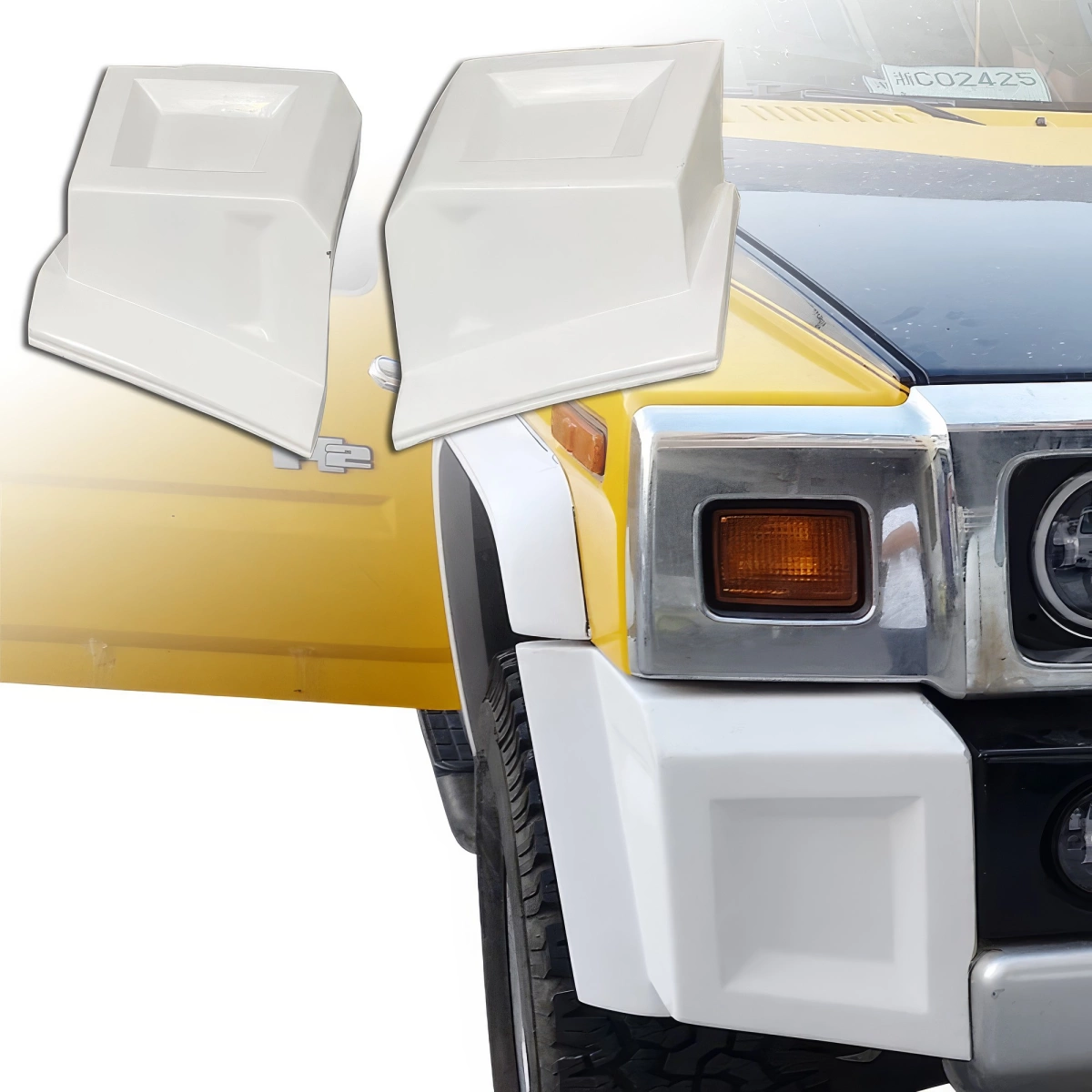 Modify your Hummer H2 2003 with our Exterior/Front Bumpers - 7