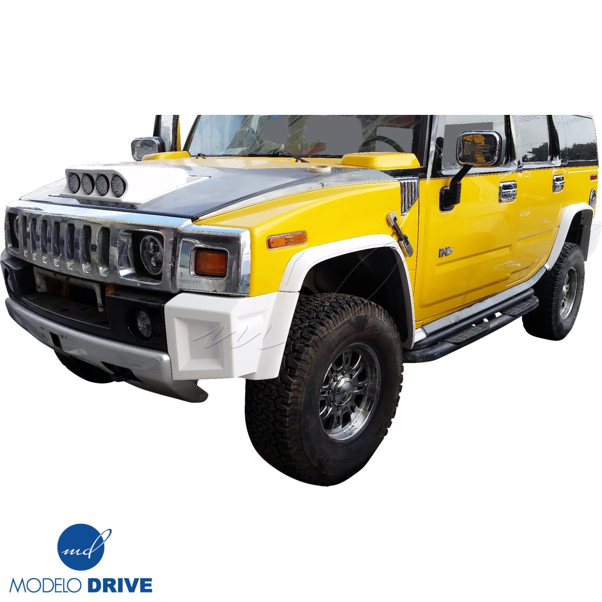 Modify your Hummer H2 2003 with our Exterior/Front Bumpers - 16