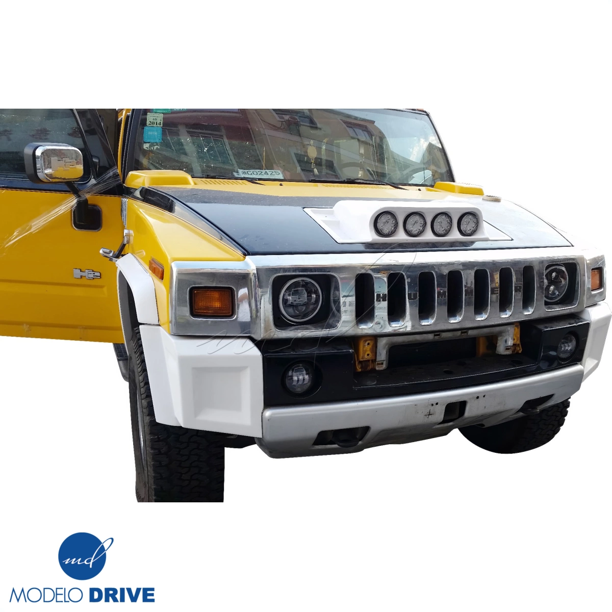 Modify your Hummer H2 2003 with our Exterior/Front Bumpers - 17