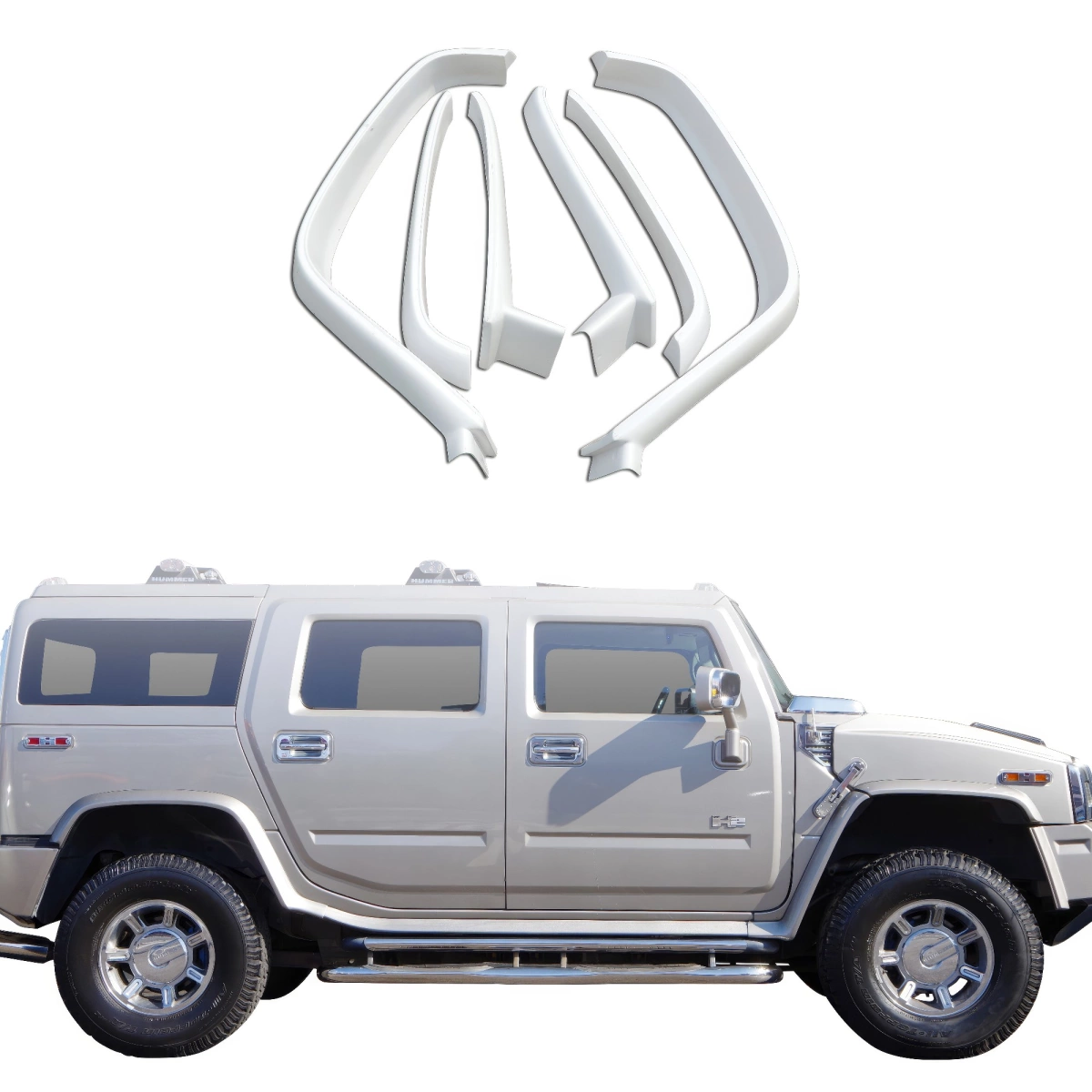 Modify your Hummer H2 2003 with our Exterior/Fenders - 1