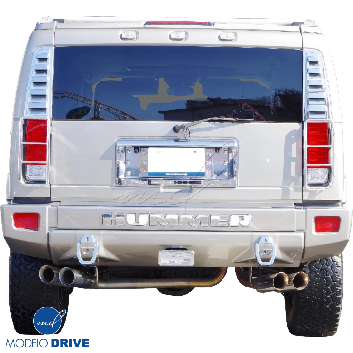 Modify your Hummer H2 2003 with our Exterior/Rear Lips - 3