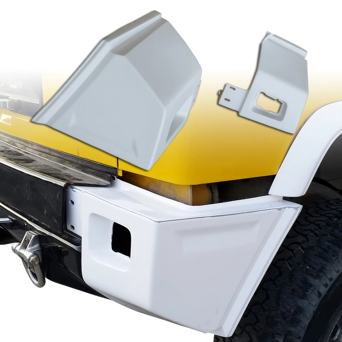 Modify your Hummer H2 2003 with our Exterior/Rear Lips - 4
