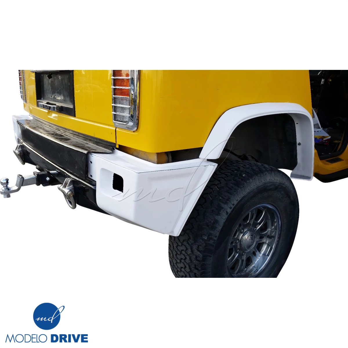 Modify your Hummer H2 2003 with our Exterior/Rear Lips - 8