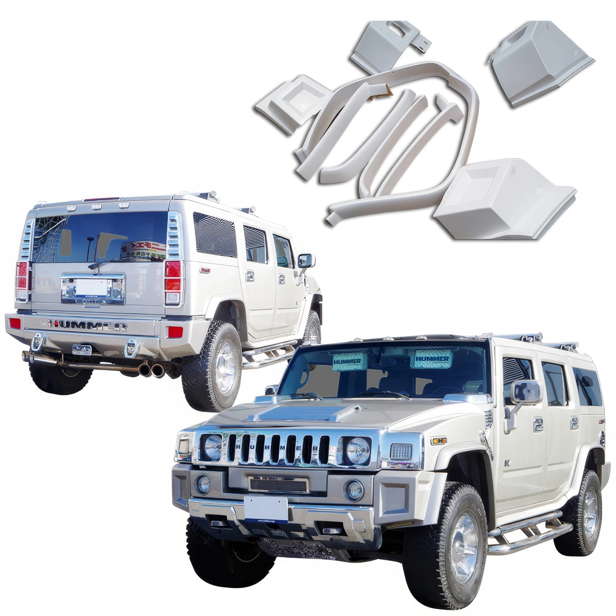 Modify your Hummer H2 2003 with our Exterior/Complete Body Kits - 1
