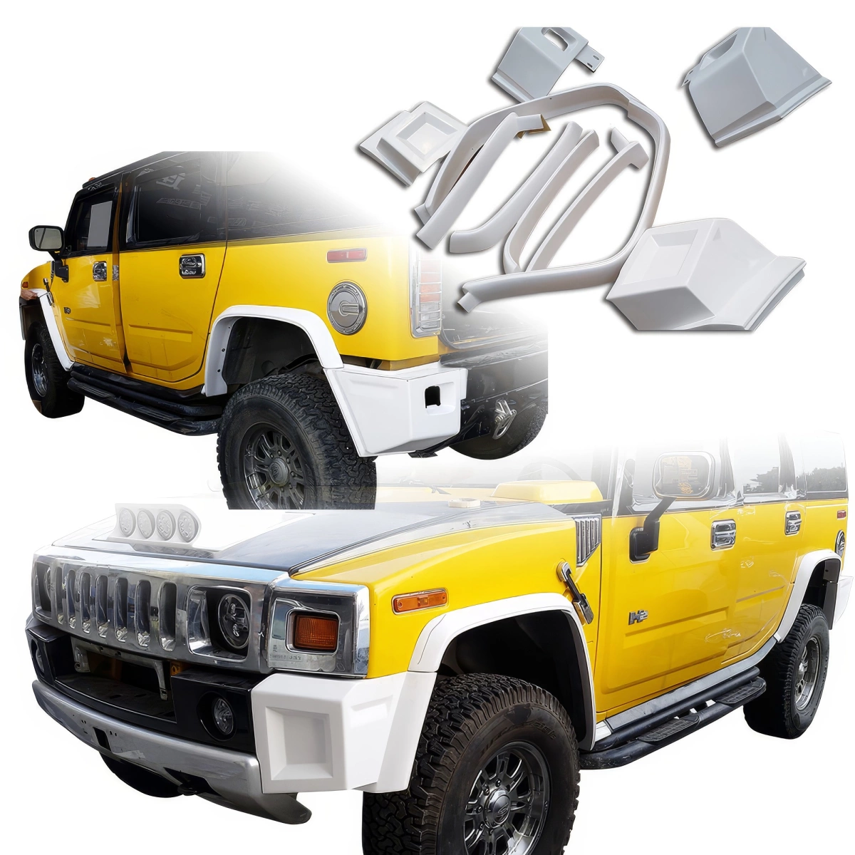 Modify your Hummer H2 2003 with our Exterior/Complete Body Kits - 2