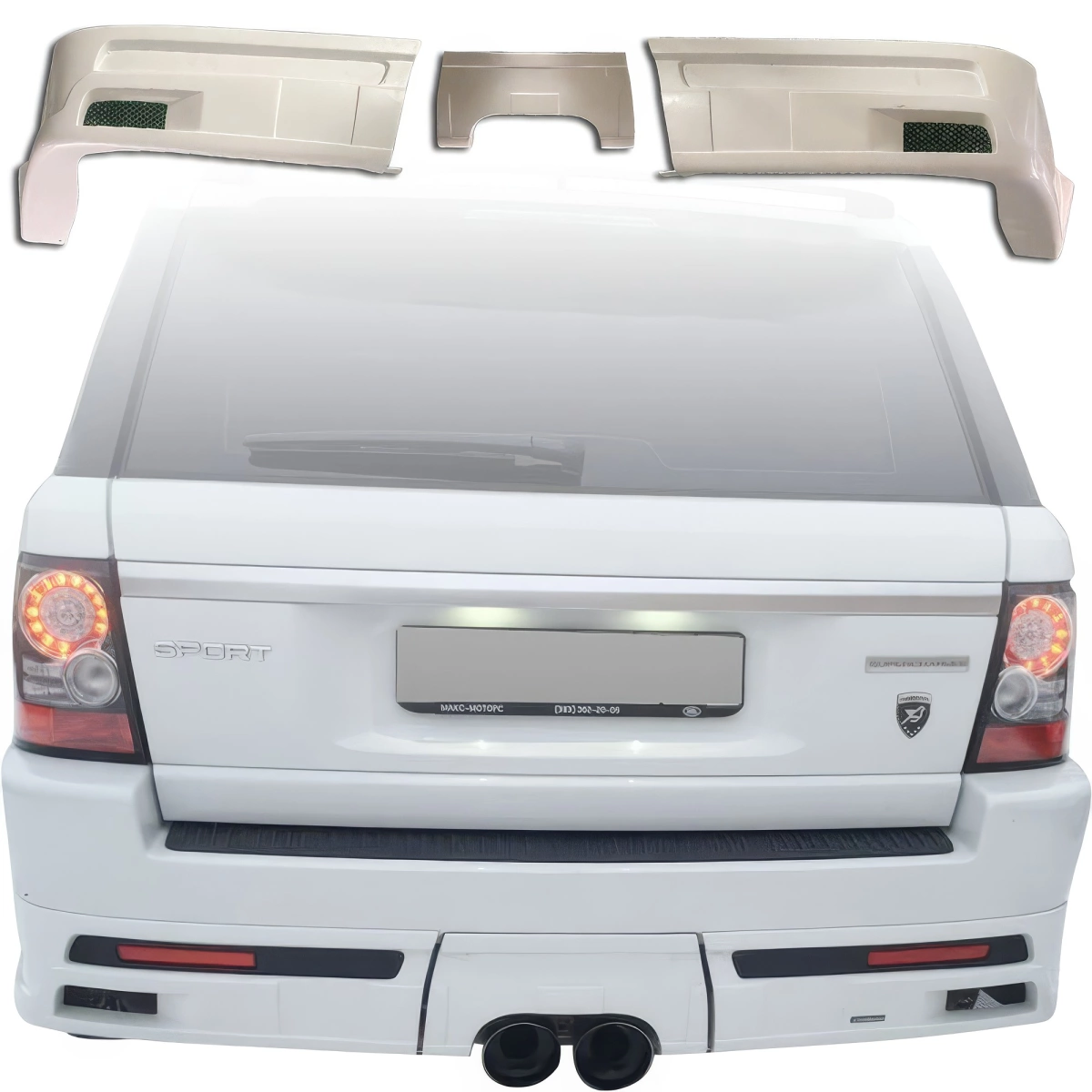 Modify your Land Rover Range Rover Sport 2010 with our Exterior/Rear Lips - 1