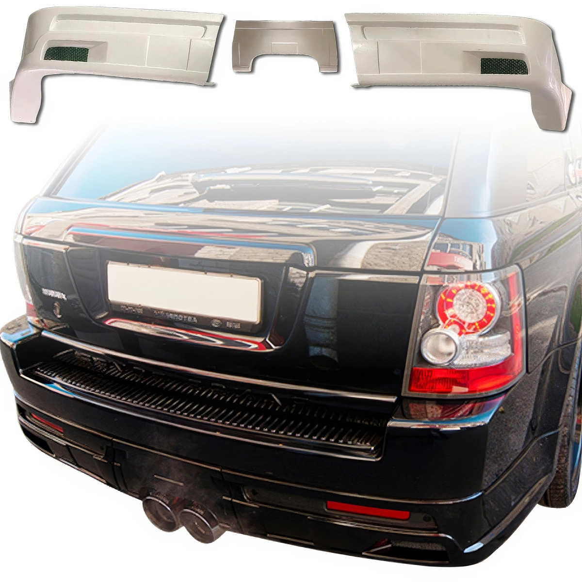 Modify your Land Rover Range Rover Sport 2010 with our Exterior/Rear Lips - 3