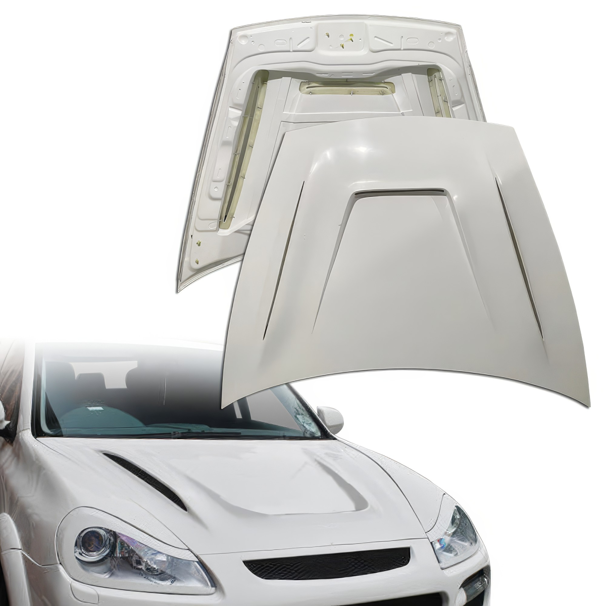 Modify your Porsche Cayenne 2003 with our Exterior/Hoods - 