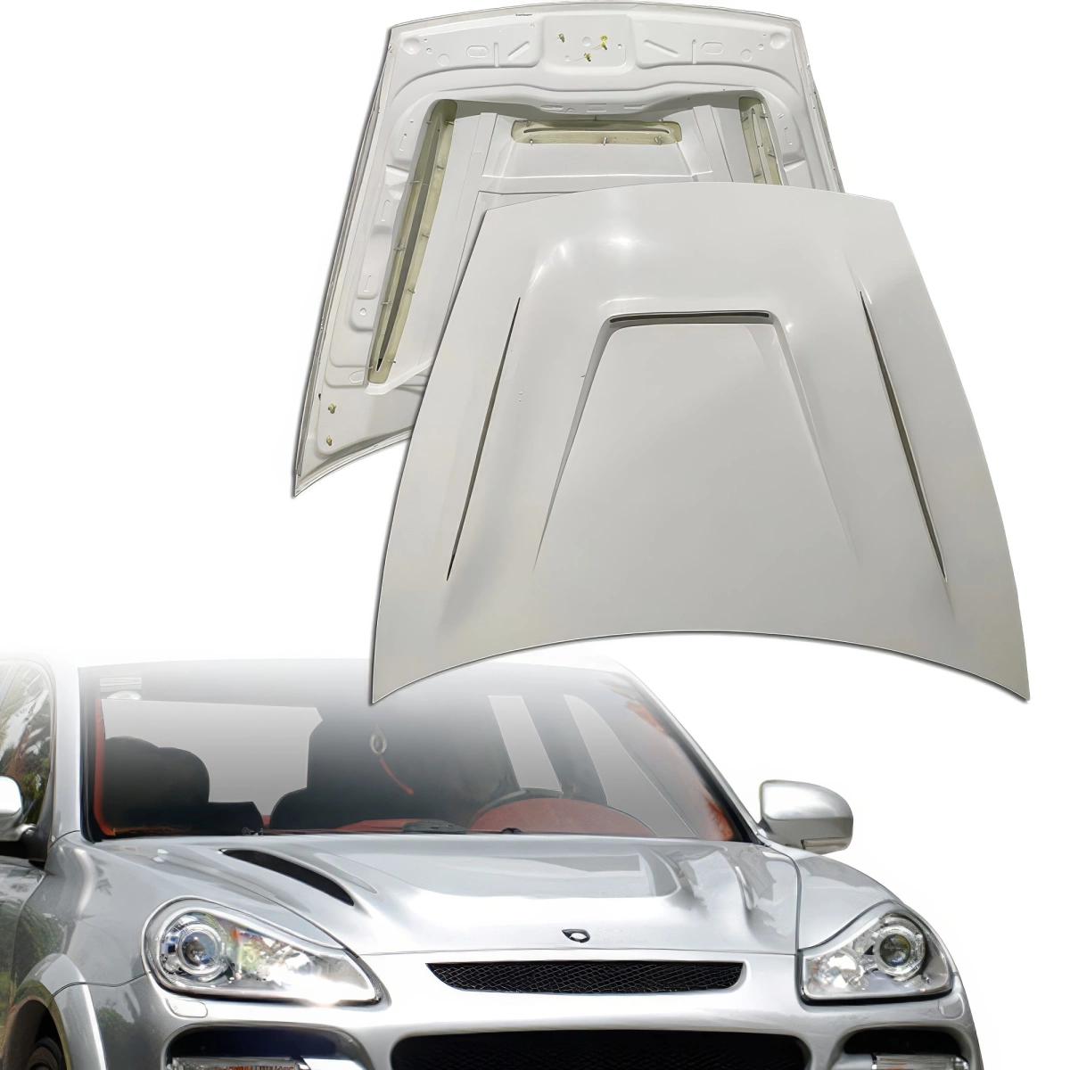 Modify your Porsche Cayenne 2003 with our Exterior/Hoods - 3