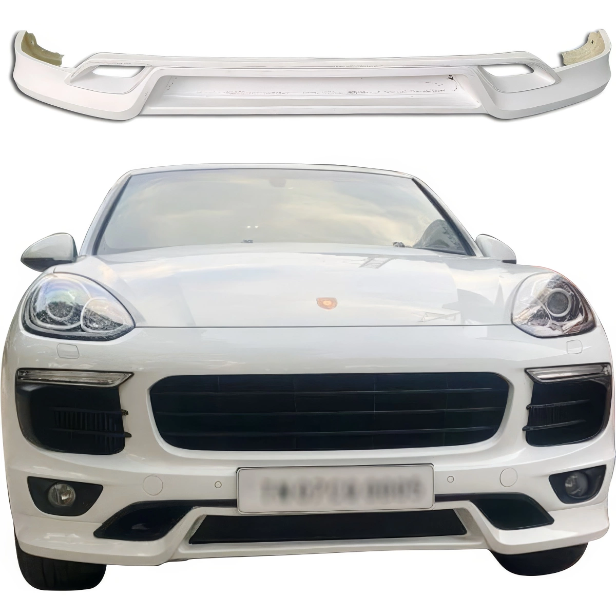 Modify your Porsche Cayenne 2015 with our Exterior/Front Lips - 1