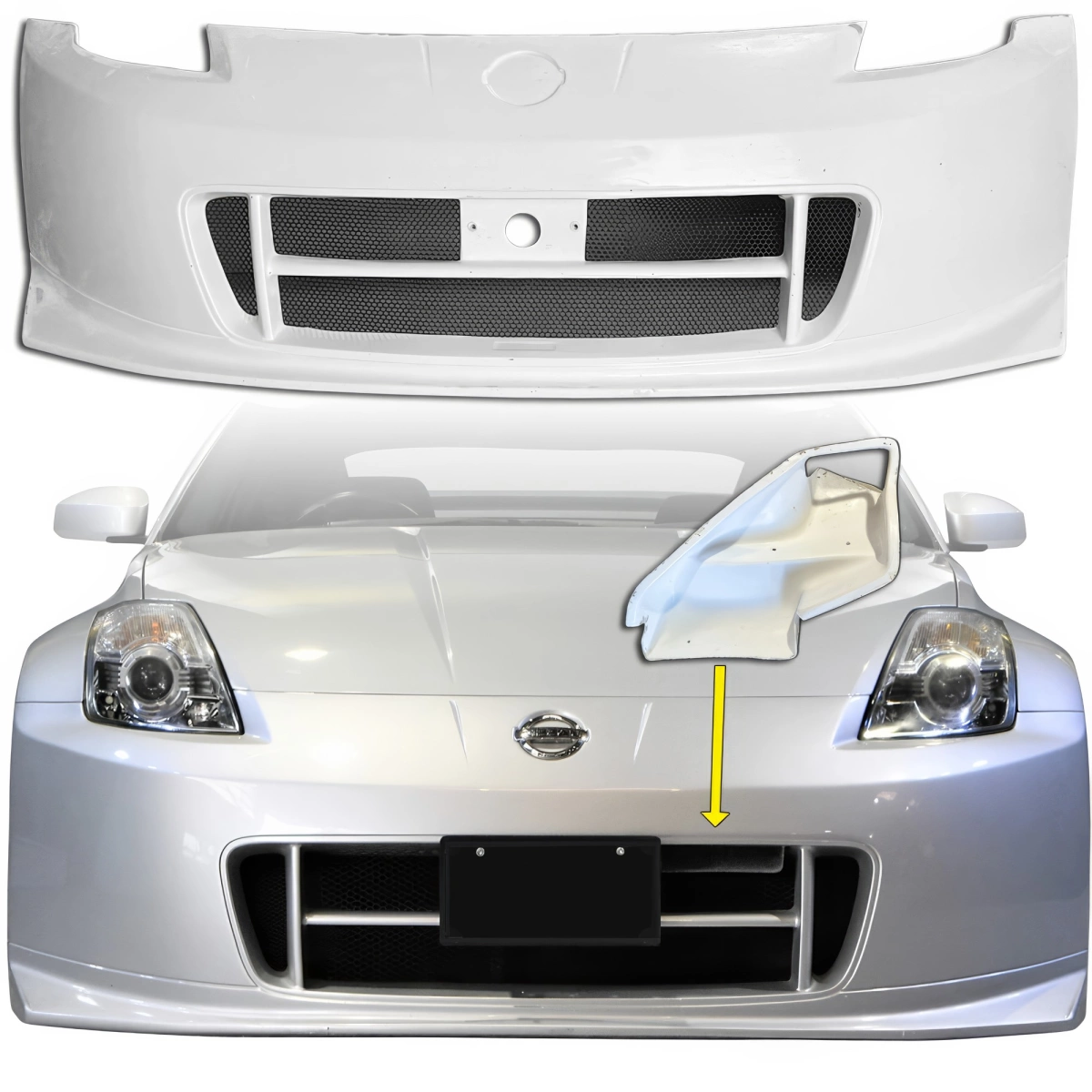 Modify your Nissan 350Z 2003 with our Exterior/Front Bumpers - 1
